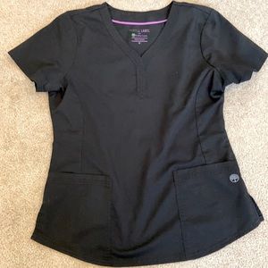 Purple Label Black Scrub Set